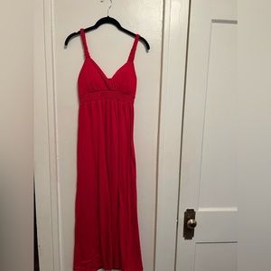 No Boundaries red maxi dress